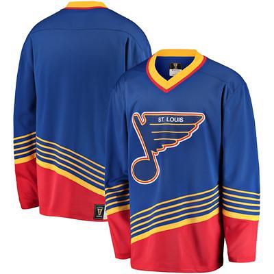 Fanatics Men's Heathered Gray St. Louis Blues Heritage Pullover Hoodie