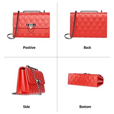 Telena Quilted Crossbody Bag Small Crossbody Purse for Women Trendy Leather  Lightweight Shoulder Handbags: Handbags