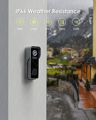  MUBVIEW Doorbell Camera Wireless with Chime, Video