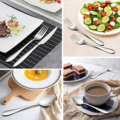 LIANYU 30 Piece Silverware Set for 6, Stainless Steel Flatware Cutlery Set,  Tableware Eating Utensils Include Forks Knives Spoons, Mirror Finish