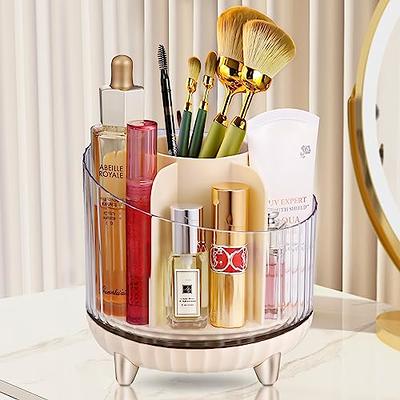 CONHENCI Large Glass Makeup Organizer Drawer Set Beauty Storage Bathroom  Counter