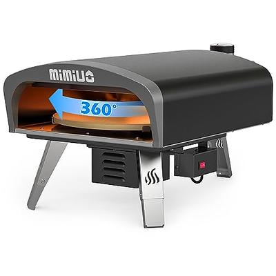 VEVORbrand Portable Pizza Oven, 12 Pellet Pizza Oven, Stainless Steel Pizza  Oven Outdoor, Wood Burning Pizza Oven with Foldable Feet Wood Oven with  Complete Accessories & Pizza Bag 