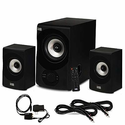 Acoustic Audio AAT1003 Bluetooth Tower 5.1 Speaker System with