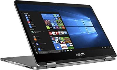 ASUS VivoBook Flip 14 Thin and Light 2-in-1 Laptop, 14” HD Touchscreen,  Intel Celeron N4020 CPU, 4GB RAM, 128GB Storage, Windows 10 Home S,  Microsoft 365, Light Grey, TPM, Fingerprint, J401MA-PS04T - Yahoo Shopping