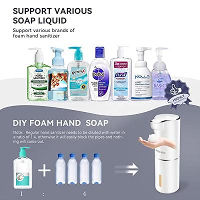 Soap Dispenser, Automatic Foaming Soap Dispenser with 4 Adjustable Volume  Control, Touchless Rechargeable Hands Free Auto Soap Dispenser for Kitchen