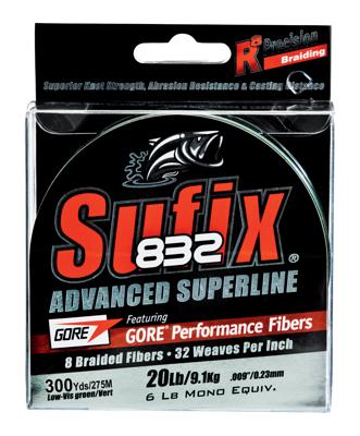 Sufix Elite Monofilament Line - 8 Pounds 3000 Yards - Clear