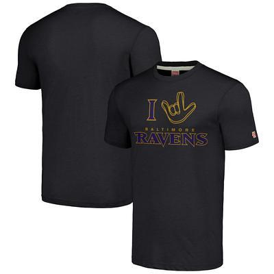 Men's Fanatics Branded Lamar Jackson Purple/Heathered Gray Baltimore Ravens Big & Tall Player Name & Number Raglan T-Shirt