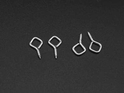 200pcs/box Eye Screws Metal Screw Eye Pins Eyelet Small Eye Hooks