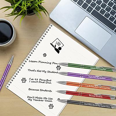 Auch Teacher Appreciation Day Gift 10 PCS Teacher Pens, Funny Teacher Pens,  5 Colors Pens for Teacher Friends, Thanks Teacher Gift, School Supplies for  Teachers - Yahoo Shopping