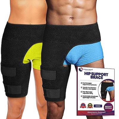 Healthy Lab Co Sciatica Brace, Ortho-Wrap Hip Brace Original Quality, Hip  Brace for Sciatica Pain Relief, Groin Thigh Sleeve Hip Support Wrap, Wrap