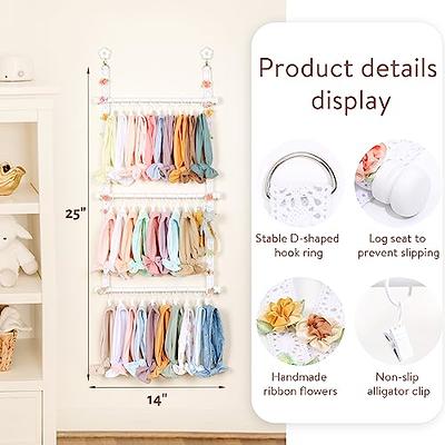 POVETIRE Headband Holder Hair Bows Organizer for Girls, Baby Hair  Accessories Organizer Storage Wall Hanging Decor for Toddler Girls Room -  Yahoo Shopping