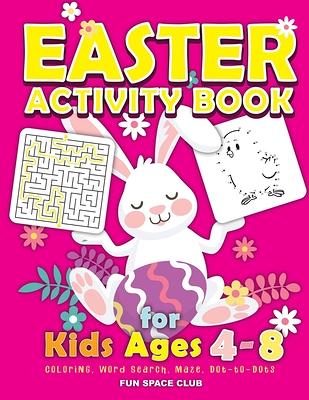 Easter Activity Book for Kids Ages 4-8