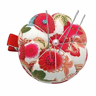 Pumpkin Needle Pin Cushion Holder Wrist Pincushion DIY Craft Sewing DIY  Supplies