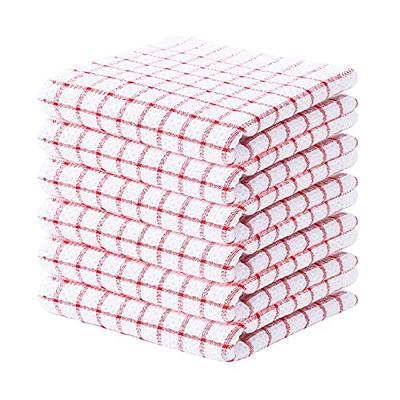  Nialnant 6 Pack Kitchen Towels and Dishcloths Sets,100% Cotton  Soft Absorbent Quick Drying Dish Towels for Kitchen,Washing Dishes,12x12  Inches, Multi Color : Home & Kitchen
