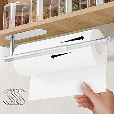 ORLESS Adhesive Paper Towel Holder Under Cabinet & Wall