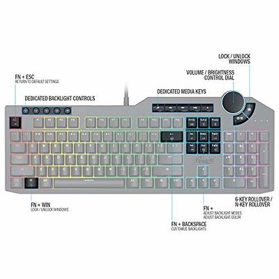 DIERYA DK61E 60% Percent Mechanical Gaming Keyboard, Optical Blue
