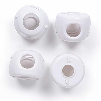 Safety 1st Parent Grip Door Knob Covers, White, One Size,4 Count