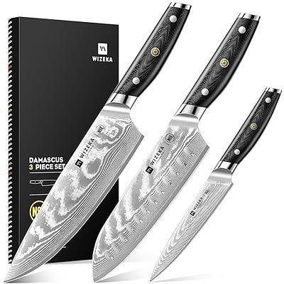 Berlinger Haus Kitchen Knife Set with Block, 7 Piece Knives Set for  Kitchen, Modern Cooking Knives with Kitchen Shears, Sharp Cutting Stainless  Steel