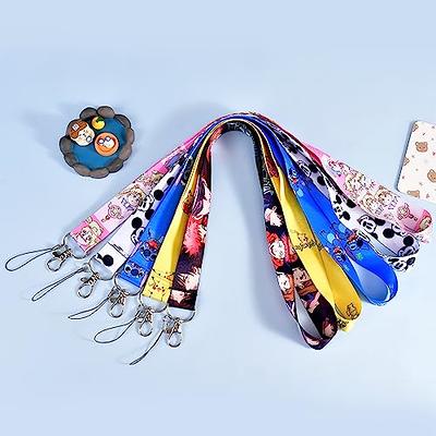 HONZUEN Keychain Lanyard for Women and Men, Wrist Lanyard Key Chain Holder with Key Rings, Wristlet Strap Lanyard for Car Keys ID Badge Wallet Card