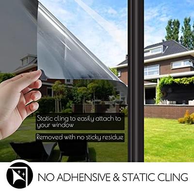 One Way Mirror Window Film, Reflective Window Film, Daytime Privacy Mirror  Film, Window Tint, Heat Control Sun Protection Window Film for Home