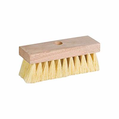 DQB 08755 10 White Tampico Deck Scrub Brush