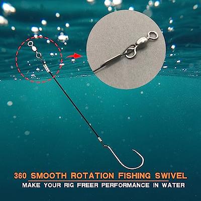 Goture Circle Hooks Rigs Saltwater Steel Leader Wire, 100 PCS Heavy Duty Circle  Hook with Leader Wire Bass Catfish Fishing Lure Rig，7 Size 1/0 2/0 3/0 4/0 5/0  6/0 8/0 - Yahoo Shopping