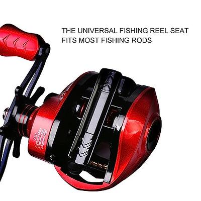EMMRAGNO Lightweight Lures Baitcasting Reels Red Bait Casting Fishing Wheel  7.2:1 Speed Ratio Reel for Raft Fishing, Lake Fishing, Sea Fishing, and  Rock Fishing (HW10, Right Hand) - Yahoo Shopping