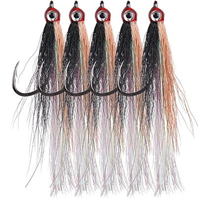 3 Pack Cone Head Muddler Minnow Trout and Bass Streamer Fly - Hook Siz