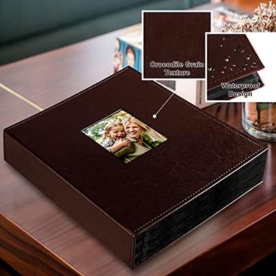 Ywlake Photo Album 4x6 400 Pockets, Leather Photo Albums Holds 400 Vertical  Pictures Only Brown - Yahoo Shopping