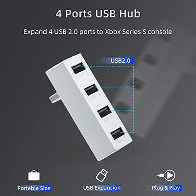 Koiiko USB Hub for PS5 Slim Accessories, 4 USB Ports High-Speed Expansion  Hub Charger Extender Adapter Compatible with Playstation 5 Slim Game