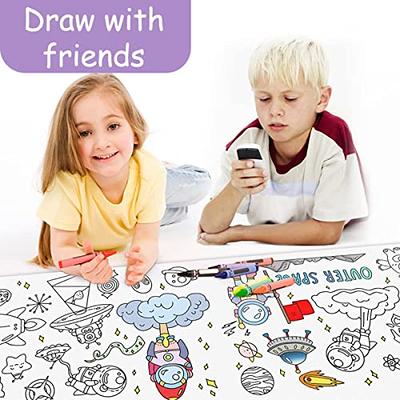 Children's Drawing Roll, Coloring Paper Roll Painting Drawing Paper Color  Filling Paper Sticky Drawing Paper Roll for Kids Gift Animal 