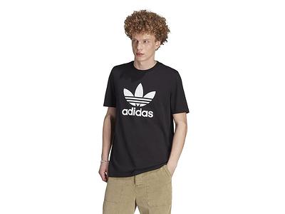 adidas Originals (Black/White) Men\'s - Clothing T-Shirt Shopping Trefoil Classics adiColor Yahoo