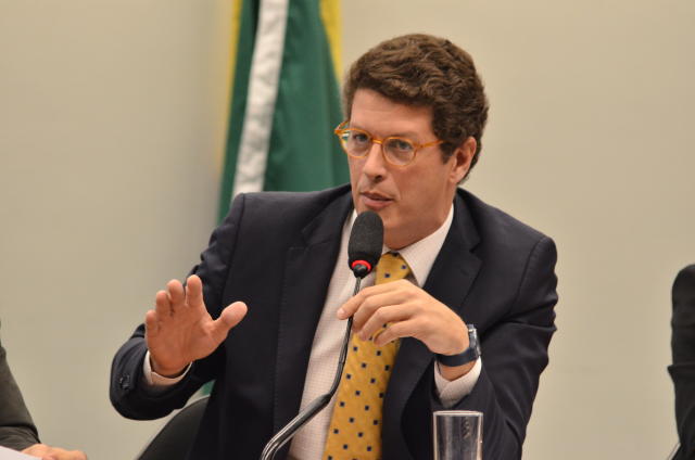 *ARQUIVO* BRASÍLIA, DF, 10.04.2019 - Ricardo Salles, ministro do Meio Ambiente. (Foto: Renato Costa/FramePhoto/Folhapress)