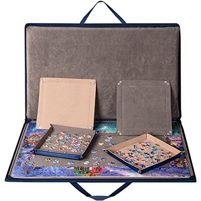 1500 Pieces Jigsaw Puzzle Caddy Board - Portable Jigsaw Puzzle Table  Storage with 6 Puzzle Sorting Trays - 27”x 36” Porta-Puzzle Jigsaw Caddy  with Non-Slip Surface for Adults & Kids - Puzzle Ready - Yahoo Shopping