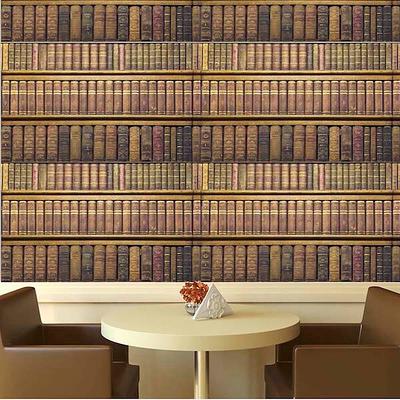library wallpaper for walls