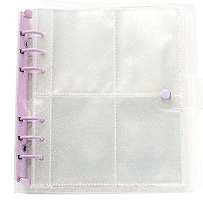 Kpop Jelly Color Clear Photo Album Binder with 25 Sleeves