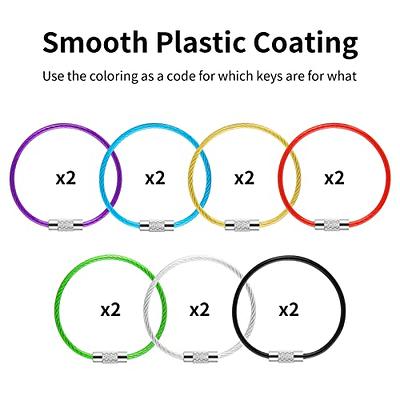 100 Pcs Color Plastic Pp Key Keyrings for Car Keys Ring Keychain Colored  Tabs Pet IdTags Key Tags with Labels Plastic Key Tags Keyring Tags Key  Labels with Round Rings Heavy 