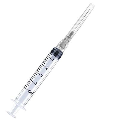 2.5ml Syringe with 25 gauge 1 inch Needles, Disposable Individually Wrapped  100Pack - Yahoo Shopping