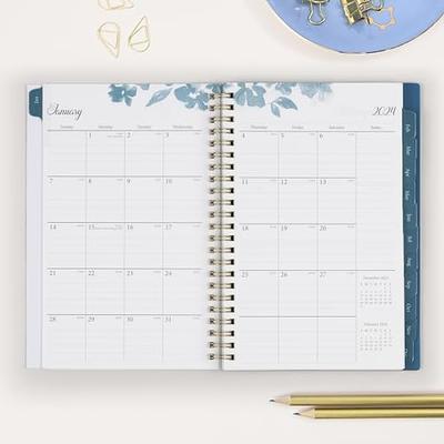 2024 Day Designer Daily/Monthly Planning Calendar, 8 x 10, Petals  Frosted, January To December