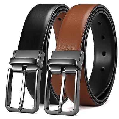 CHAOREN Leather Reversible Belts for Men - Double Style, Singular Elegance