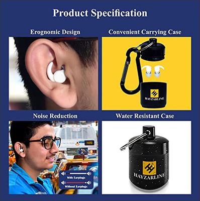 1Pair Noise Cancelling Earplugs For Sleeping Study Concert Hear