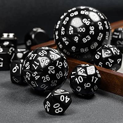 Black D20 Dice Dragon Necklace