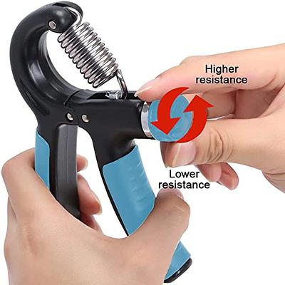  Hand Grip Exerciser Strengthener, Resistance Levels 100-150  Lbs, Grip Strength Trainer, Non-Slip Gripper, Heavy Duty Grip Enhancer with  Gift Box, Perfect for Wrist and Forearm Hand Exerciser, Home Gym 