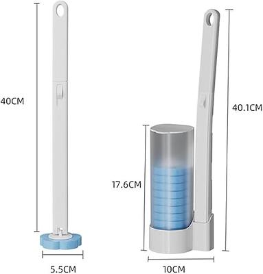 Disposable Toilet Cleaning System,Disposable Toilet Bowl Cleaning System,Disposable  Toilet Bowl Cleaner Wands,Disposable Toilet Brush Holder Set (Blue) - Yahoo  Shopping