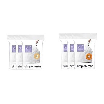 simplehuman Code K Custom Fit Drawstring Trash Bags in Dispenser