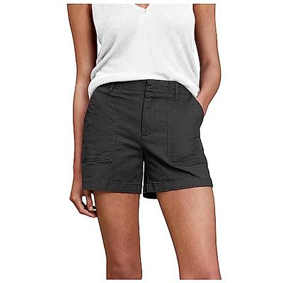 Stretch Twill Shorts Women Regular Fit Hiking Shorts Summer Casual