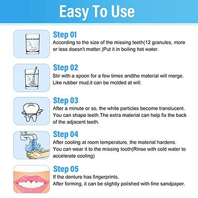 Temporary Tooth Repair Kit Temp Dental Repair Replace Missing