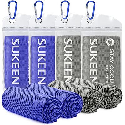 Sukeen 4 Pack Cooling Towels (40x12) Cool Towel, Cold Towel, Microfiber Soft  Breathable Chilly Ice Towel for  Yoga,Sport,Running,Gym,Workout,Camping,Fitness,Workout & More Activities -  Yahoo Shopping