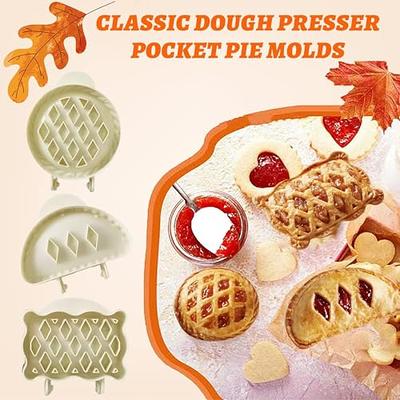  Halloween One-Press Hand Pie Maker, Party Potluck Mini Pie Maker,  Hand Pie Molds For Baking, Dough Presser Pocket Pie Molds, Apple, Pumpkin  and Acorn Shapes (Apple): Home & Kitchen