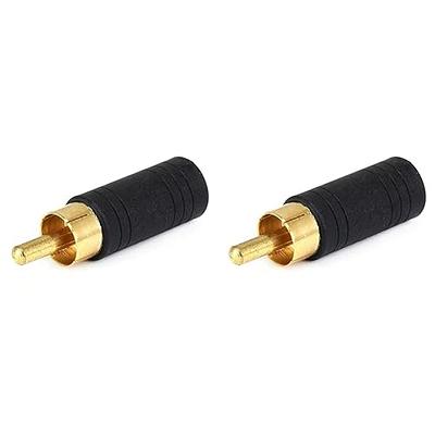Monoprice 107241 RCA Plug to 3.5mm Stereo Jack Adaptor, Gold Plated (Pack  of 2) - Yahoo Shopping